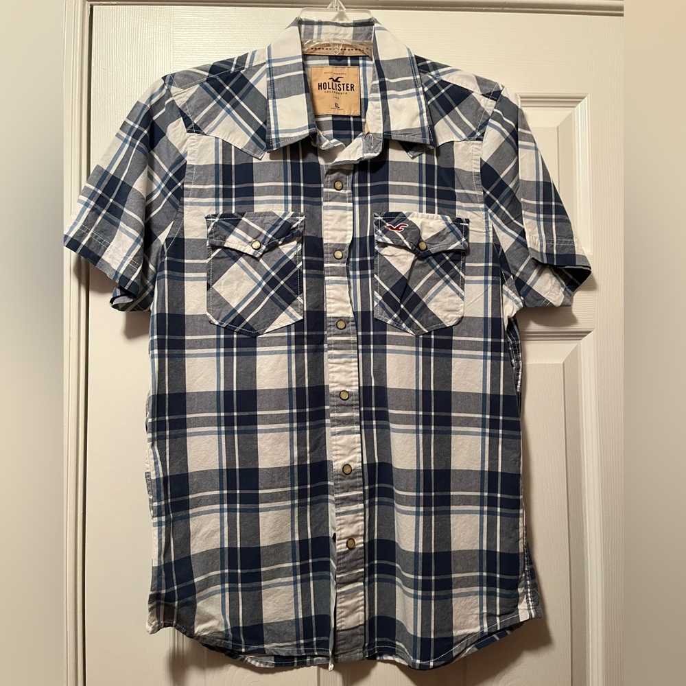 Hollister - Teen XL Short Sleeve Top (Blue)
